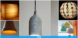 10 όμορφες και πρωτότυπες ιδέες για DIY φωτιστικά