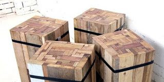 DIY Σκαμπό από ρετάλια ξύλου