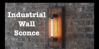 DIY industrial απλίκα με απλά υλικά