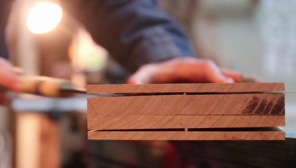 DIY ξύλινο εξάγωνο φωτιστικό