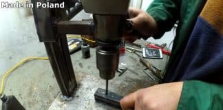 DIY κάθετη βάση για δράπανο βαρέου τύπου