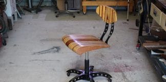 DIY Industrial Καρέκλα γραφείου
