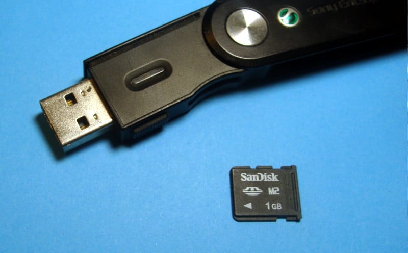 USB αντάπτορας για M2 memory stick