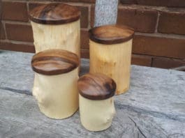 DIY υδατοστεγή δοχεία από κορμούς, με μία παραδοσιακή τεχνική