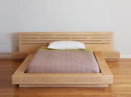 diy μοντέρνο κρεβάτι από κόντρα πλακέ