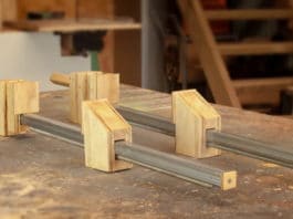 DIY σφιγκτήρας από κοιλοδοκό και κόντρα πλακέ diy σφιγκτήρας από κοιλοδοκό
