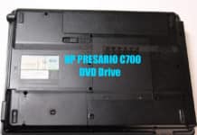 Αλλαγή DVD Drive σε laptop HP Presario C700 hp preasio c700