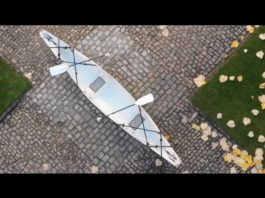 Ένα αναδιπλούμενο κανό που θυμίζει origami