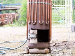 DIY θερμοσίφωνας από ξυλόσομπα θερμοσίφωνας από ξυλόσομπα