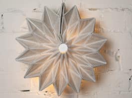 Origami φωτιστικά που ανάβουν αυτόματα origami φωτιστικά