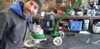 DIY μηχανή λείανσης δαπέδων (μωσαϊκών)