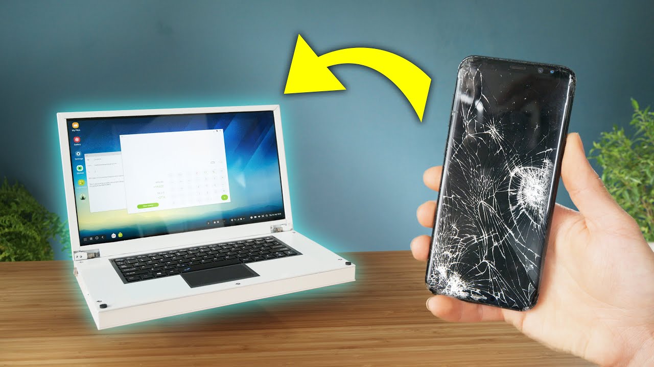 σπασμένο κινητό γίνεται λειτουργικό laptop