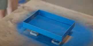 DIY μεταλλικό κουτί χωρίς στράντζα
